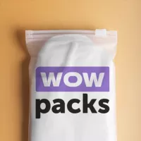 ПАКЕТЫ ДЛЯ ОДЕЖДЫ С БЕГУНКОМ WOWPACKS (ziplock)